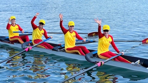 Rowing Việt Nam ‘mở hàng” ASIAD 2026 với chiếc HCĐ